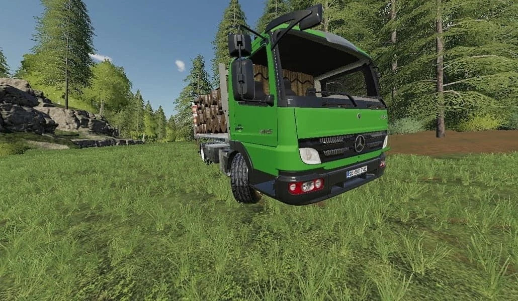Mercedes Atego woodcutter