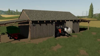 Old Wooden Barn With Shed v 1.0 thumbnail 2