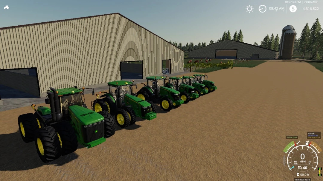 Pack of John Deere tractors