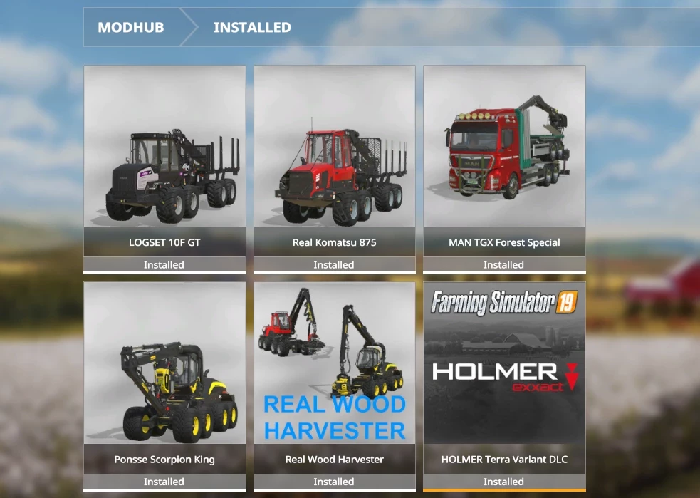 Realistic Forest Equipment Pack v 1.0