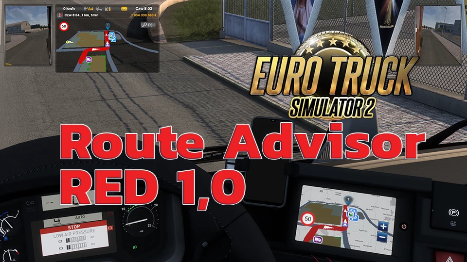 Route Advisor RED 1,0 - ETS 2