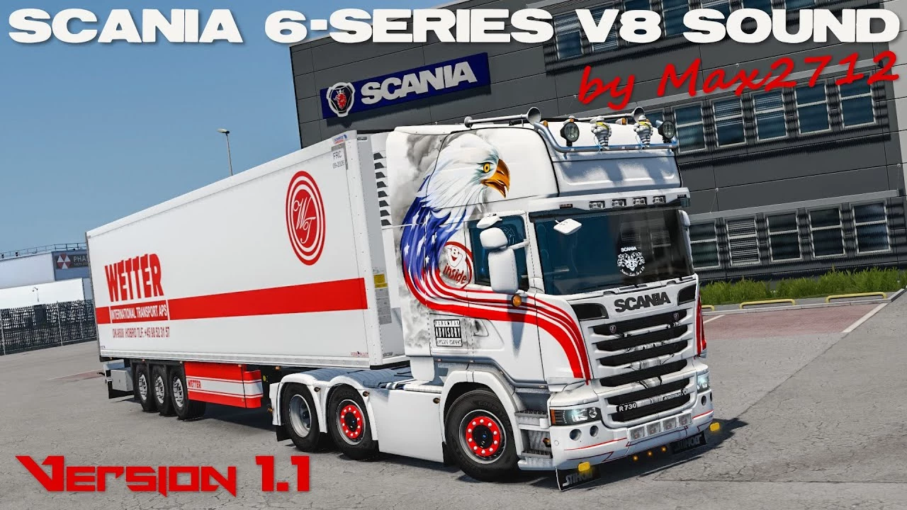 SCANIA 6-series DC16 V8 sound