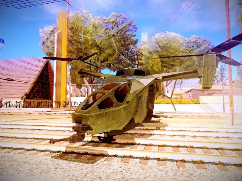 Helicópteros Hunter — substituto para o GTA San Andreas