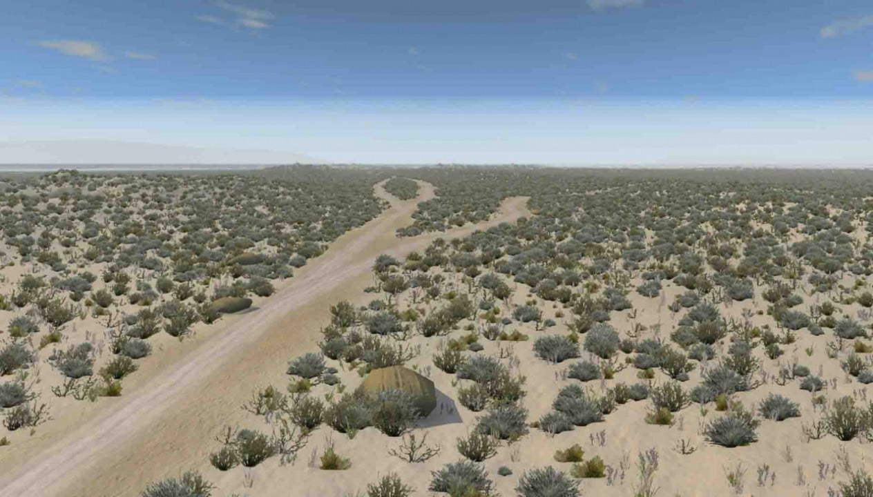 ROAD OPEN DESERT TRAILS