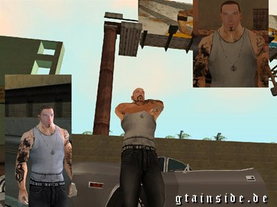 CJ White-Skin and New-Face Mod