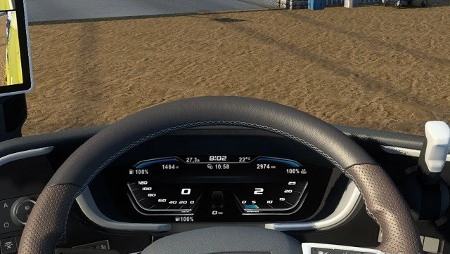 Daf XG custom digital dashboad v1.1