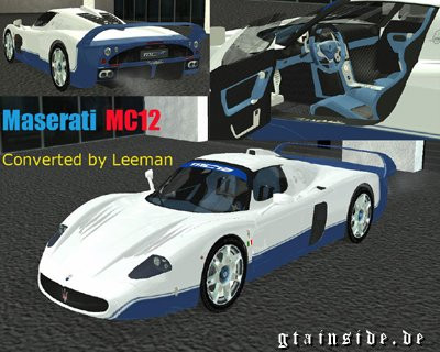 Maserati MC12 for SA