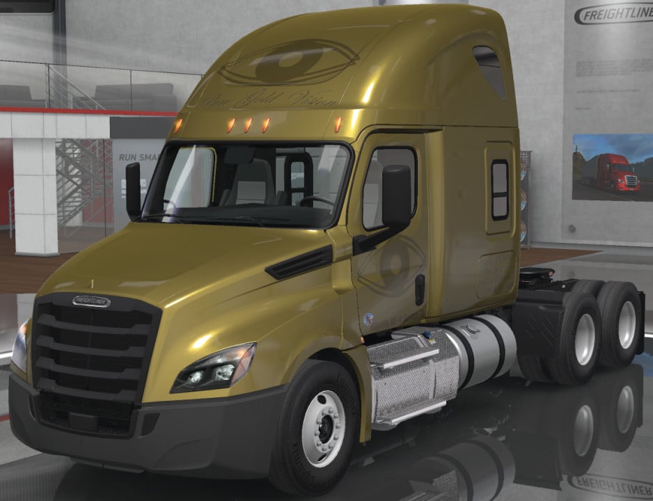 Pure Gold Vision Skins - Freightliner Cascadia 2019