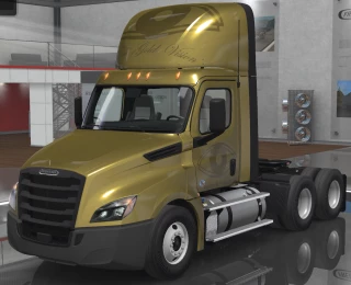 Pure Gold Vision Skins - Freightliner Cascadia 2019 3.6 thumbnail 2