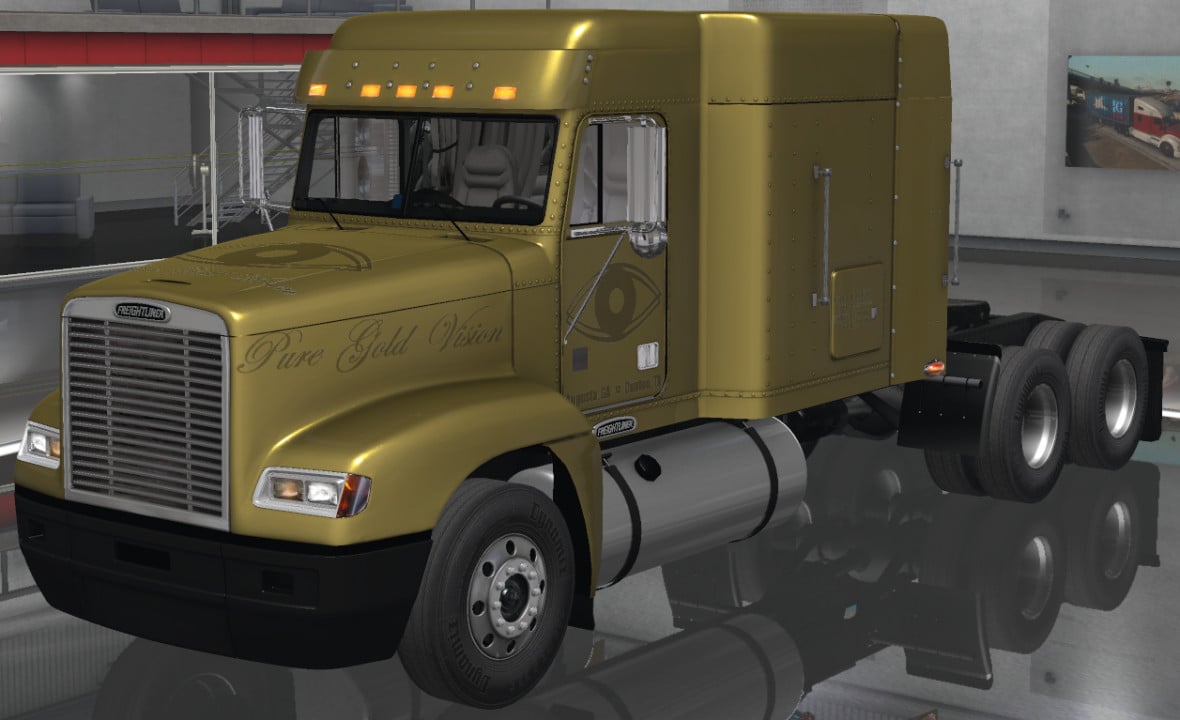 Pure Gold Vision Skins - Freightliner FLD