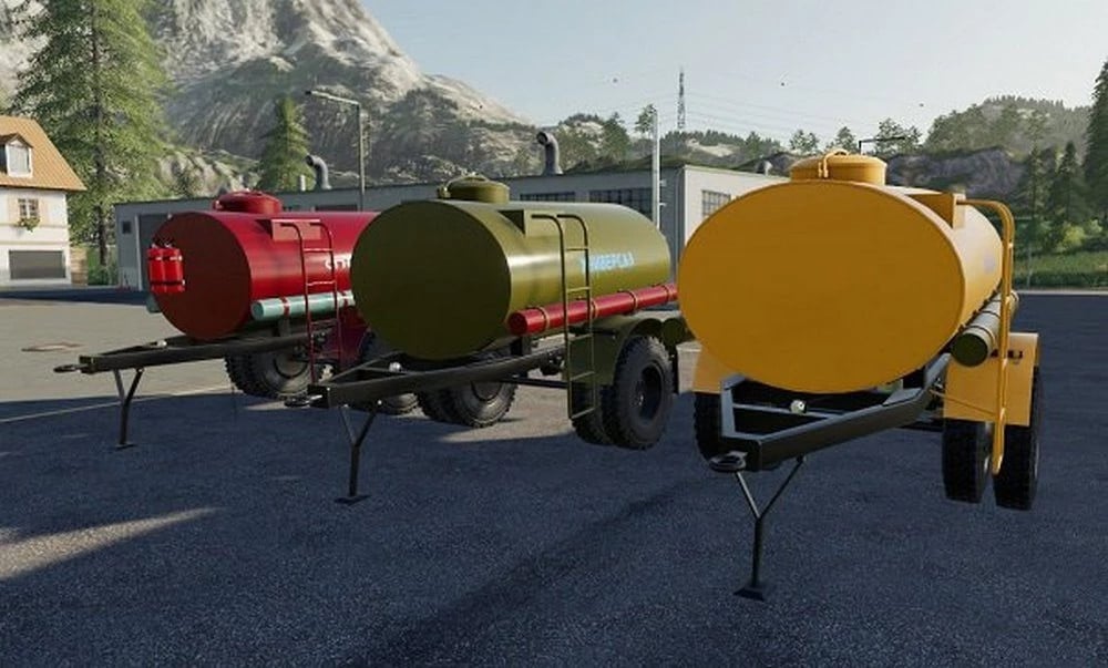Barrel semi-trailer