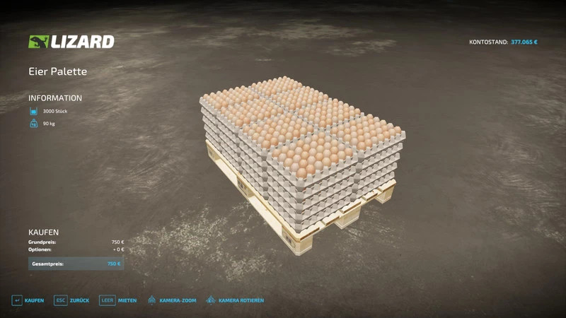 Eggs Pallet