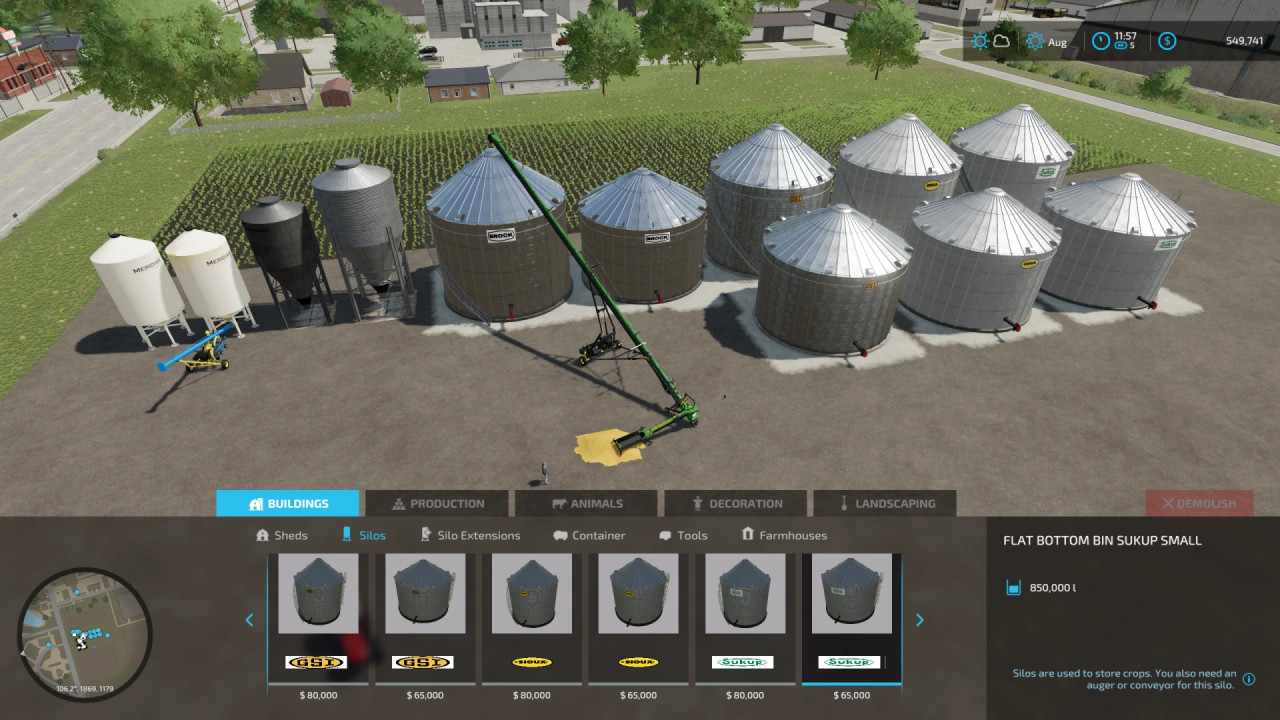 FS22 Topload Storagebins Krow
