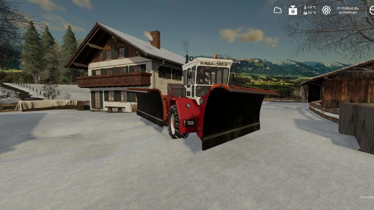 Raba 180 snow plow v 1.0