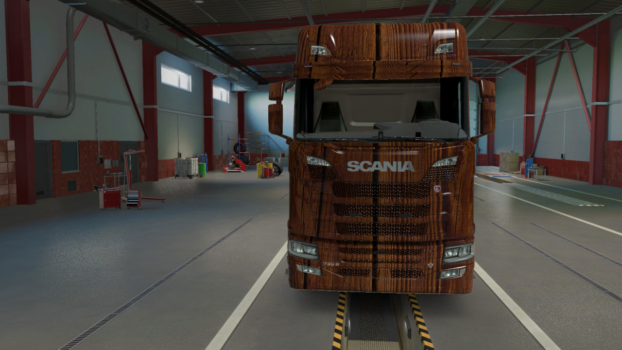 SCANIA WOOD SKIN AND TRAILER SKIN PACK