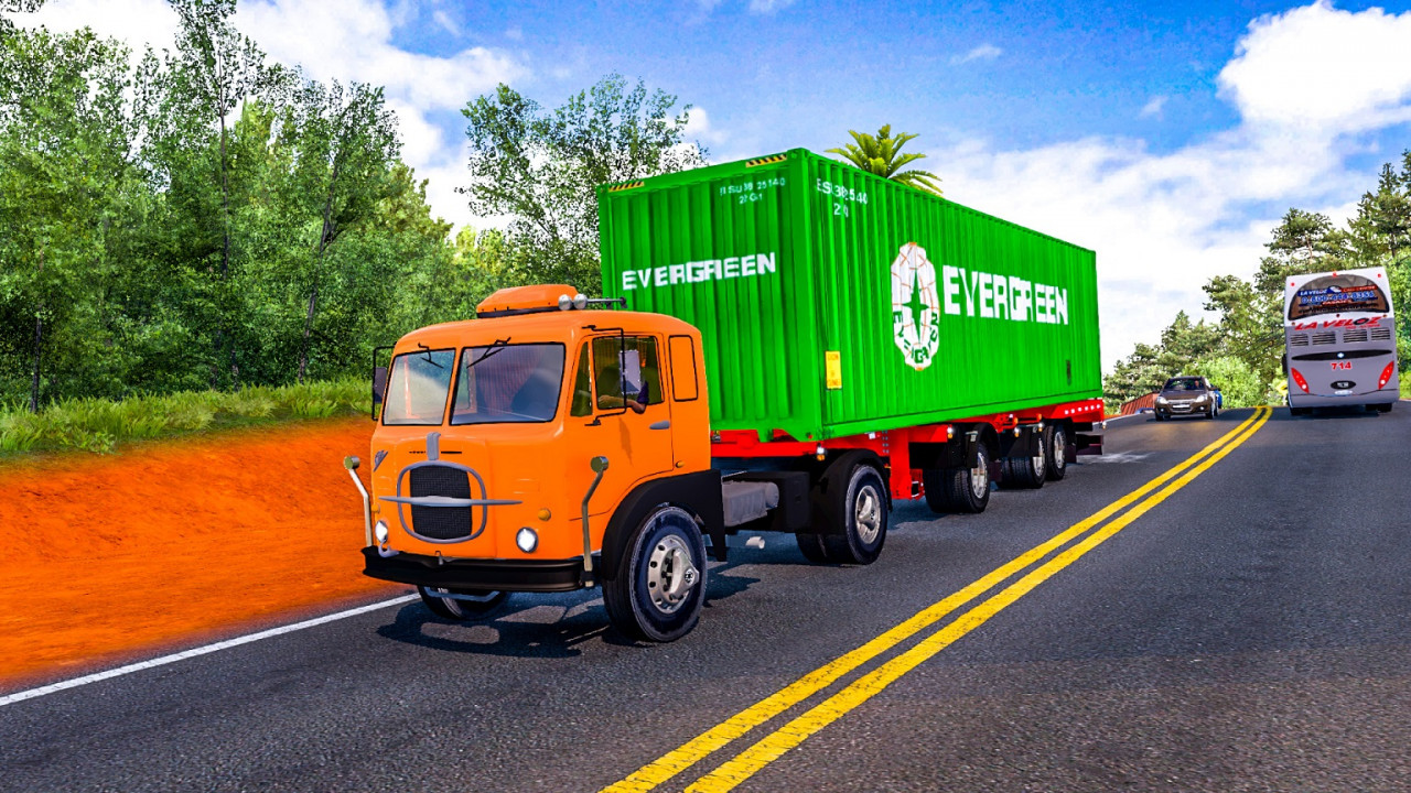 Evergreen Container Trailer Mod - ETS2 1.42,1.43