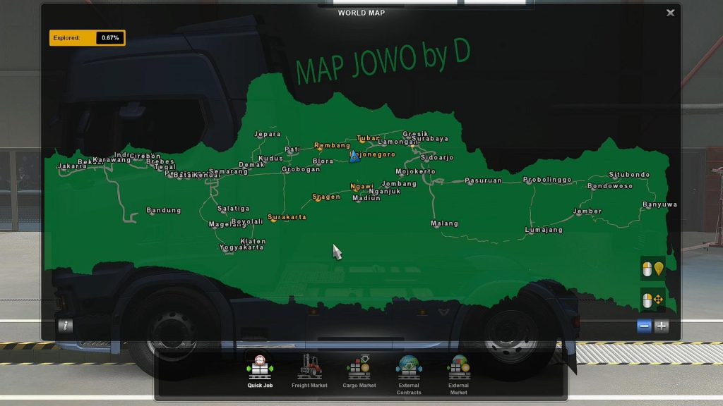 Map Jowo V6,1 ETS2 1.40 - 1.43