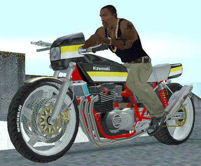 Kawasaki Z-400FX Street Drag T