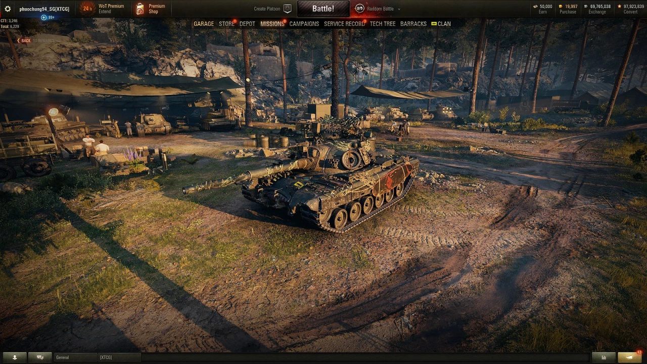 M48A5 Patton - Skin3D