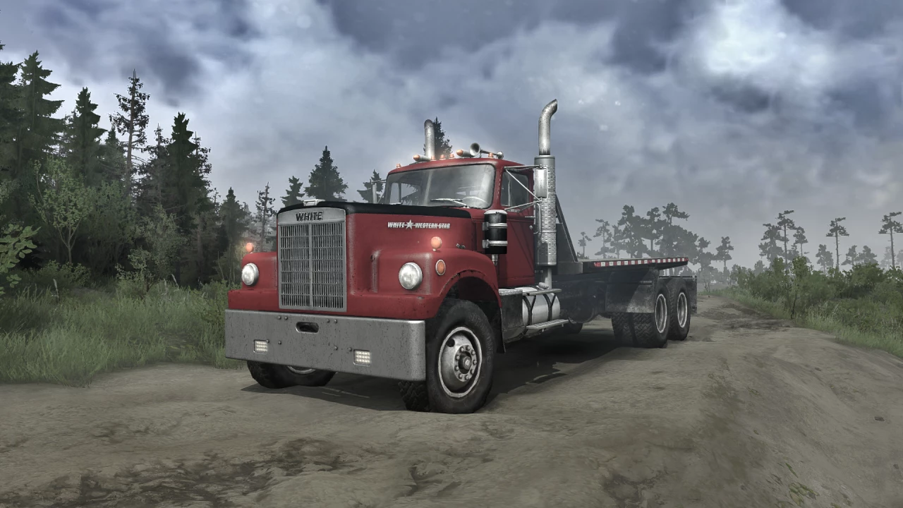 1974 White Western Star 4964 - 6x6 by ryszard
