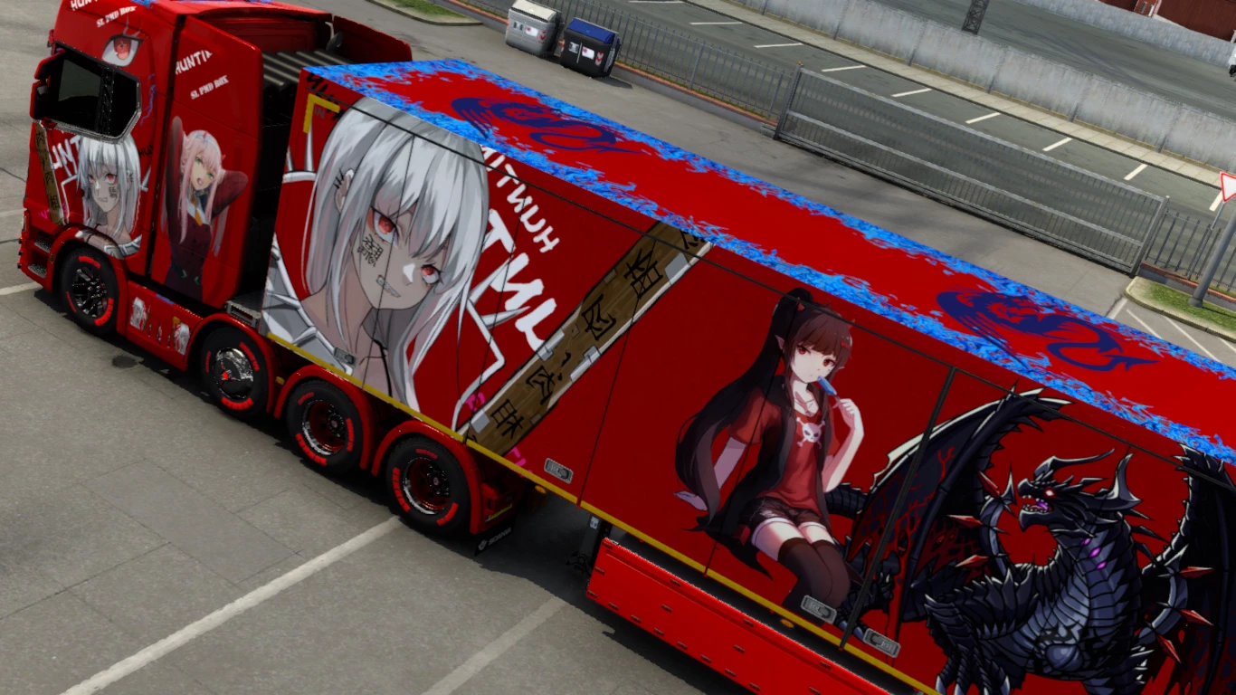 Ets2 Anime Skin Yakuza 22 1 43 Ets 2