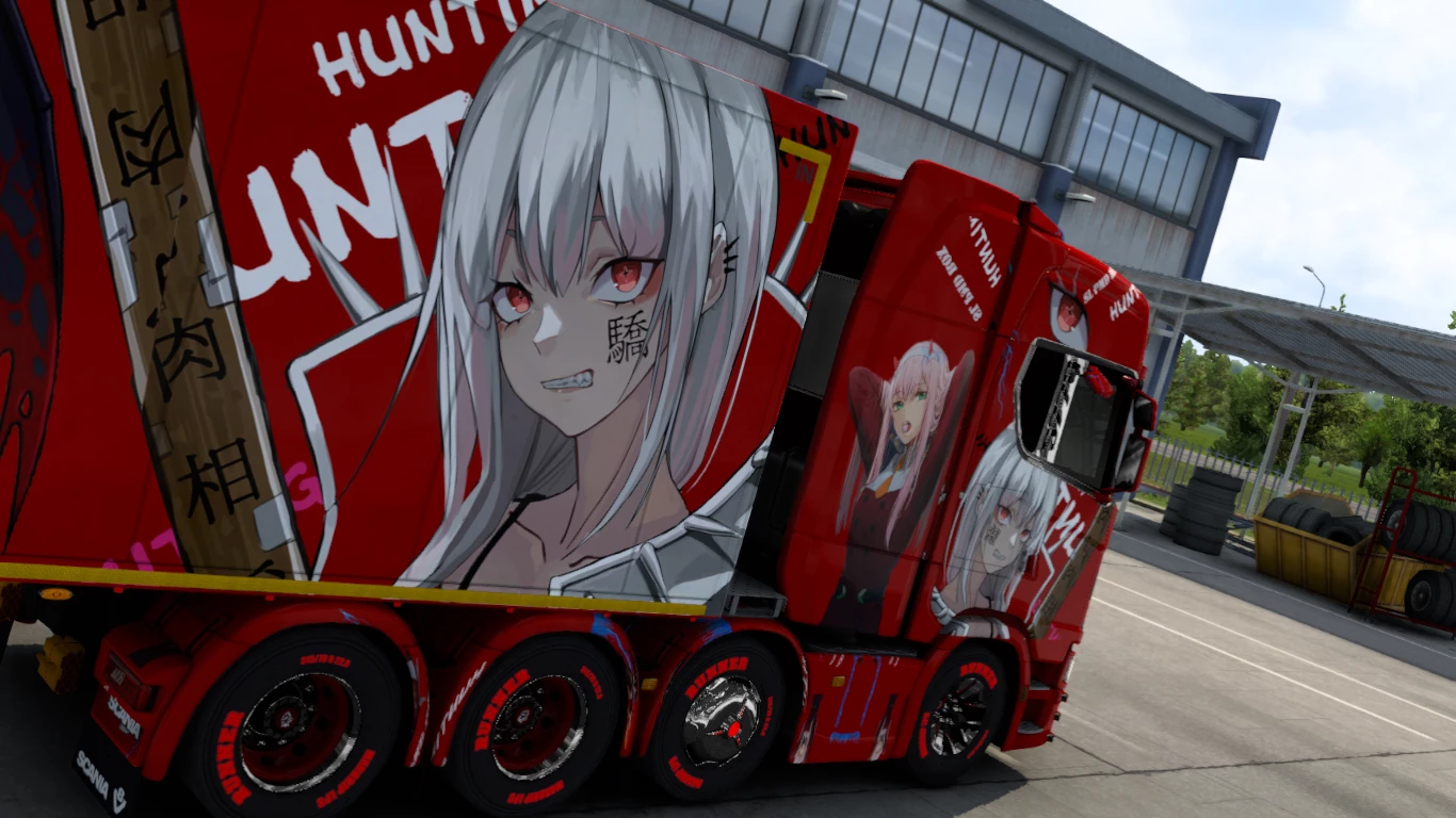 ETS2 ANIME SKIN ( YAKUZA ) 2022 1.43 - ETS 2