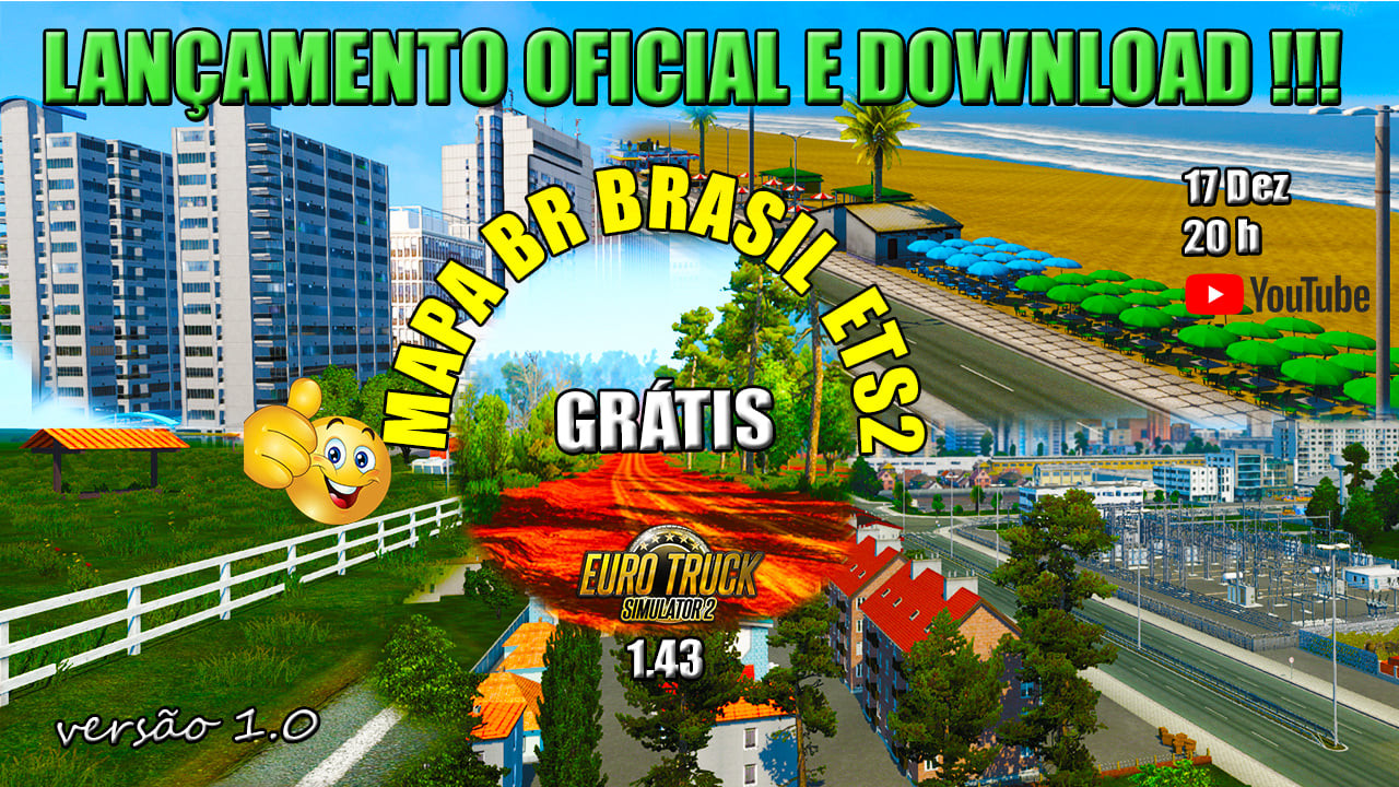 New MAPA BR BRASIL 1.0 - ETS2 1.43