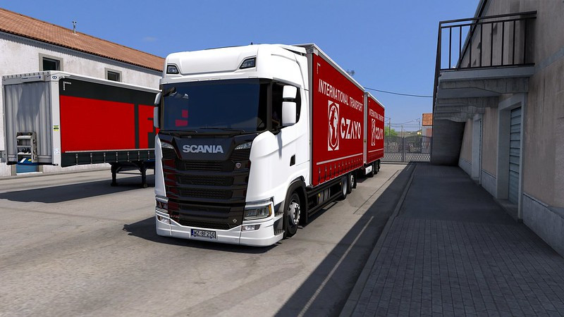 Tandem Krone addon for Scania P G R S