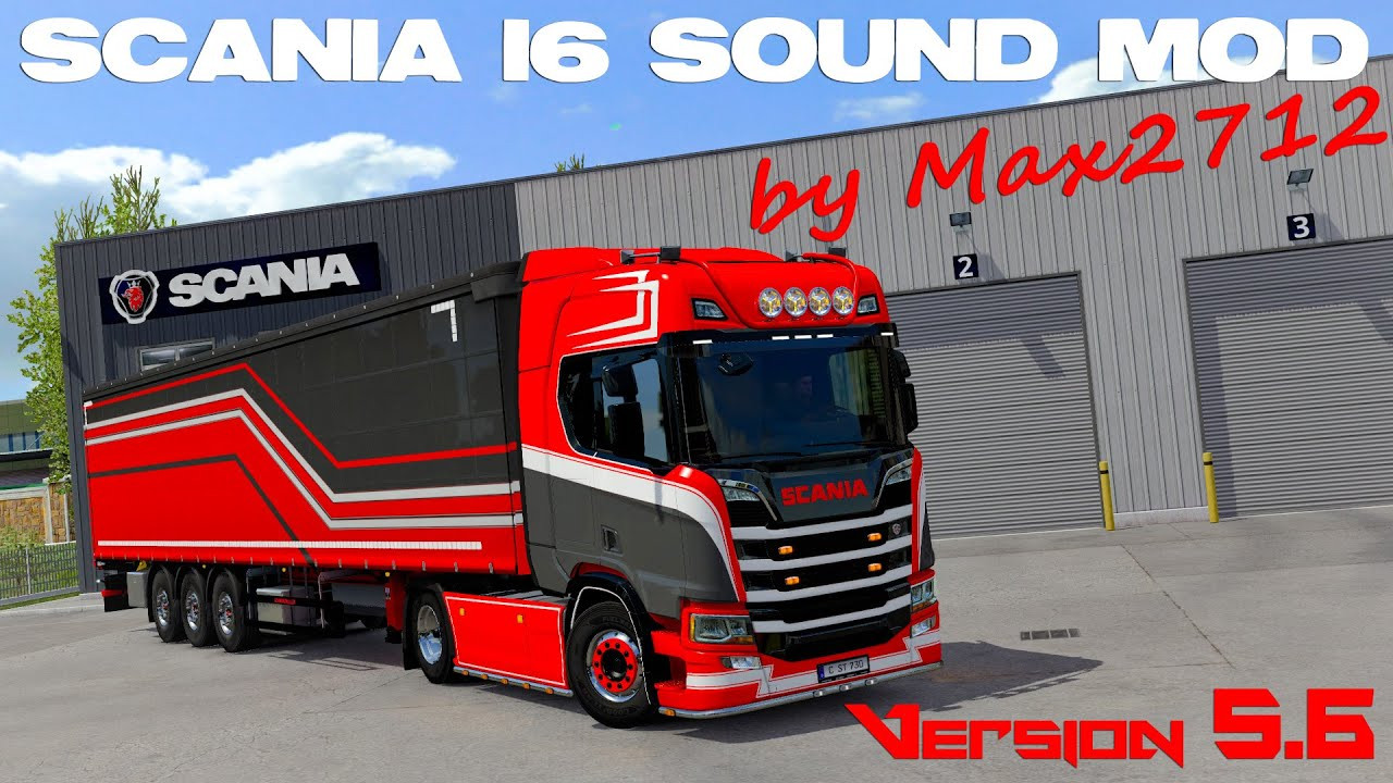 SCANIA NextGen I6 sound mod by Max2712 V2.1