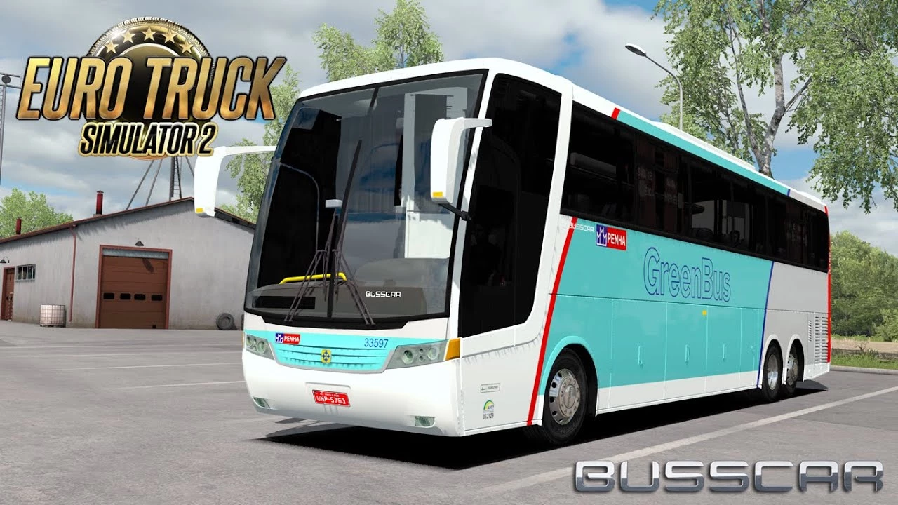 BUSSCAR VISSTA HI - JUMBUSS 360 - ETS2 1.43 3.1 - ETS 2