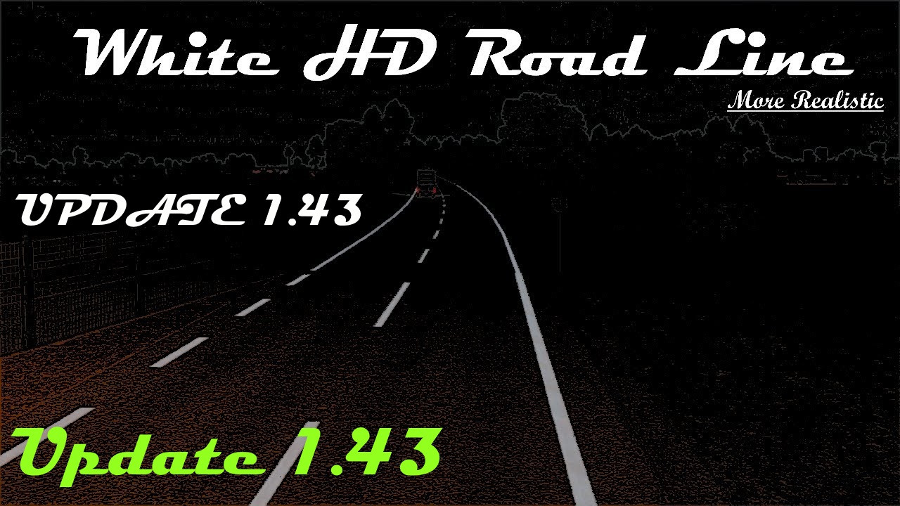 White HD Road Narrow
