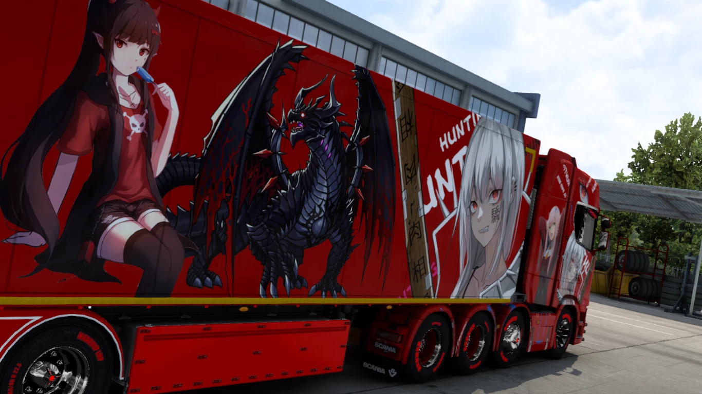 ETS2 ANIME SKIN ( YAKUZA ) 2022 1.43 - ETS 2