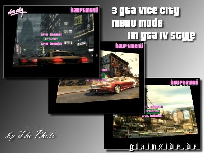 GTA IV Menu -Backgrounds