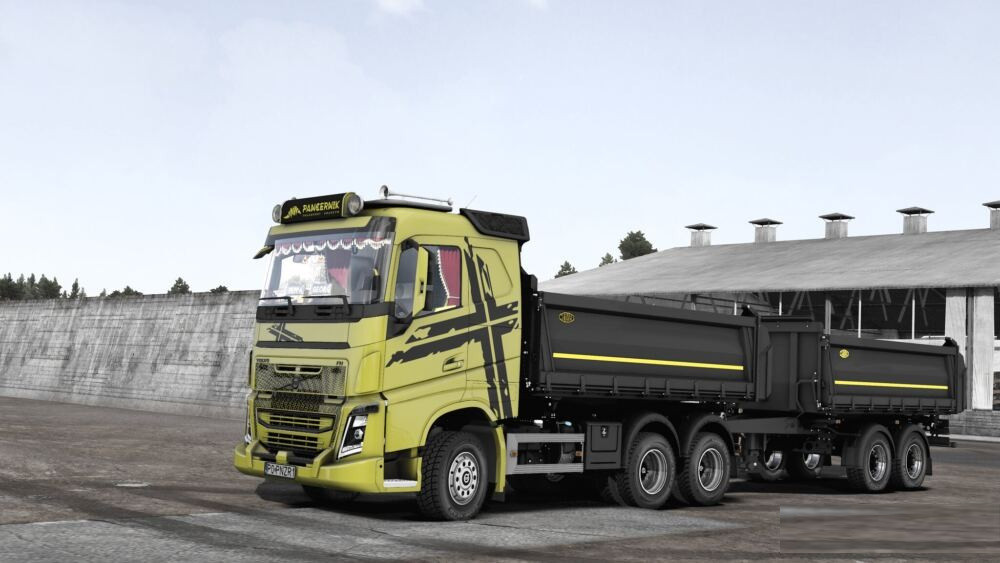 Volvo FH4 Meiller Kipper Trailer