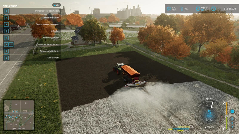 Bredal K165 fertilizer and lime spreader