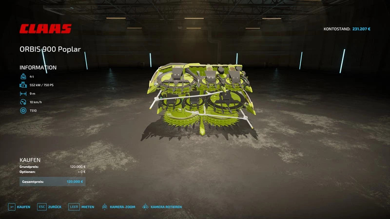Claas Orbis 900 Poplars