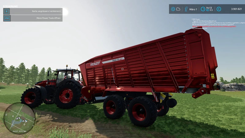 Fendt Tigo RX75 D MultiColor-MultiFruit 3 capacity configurations