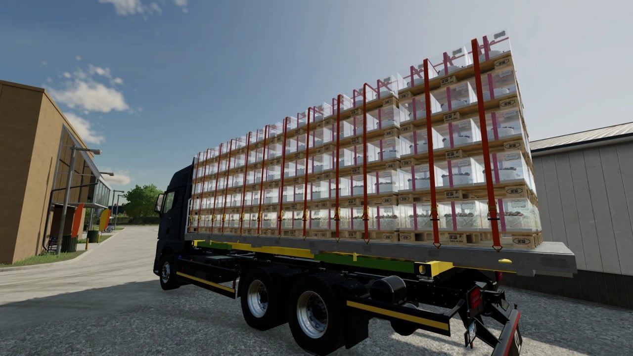 Flatbed autoload for the MAN TGX 2020 Addon pack