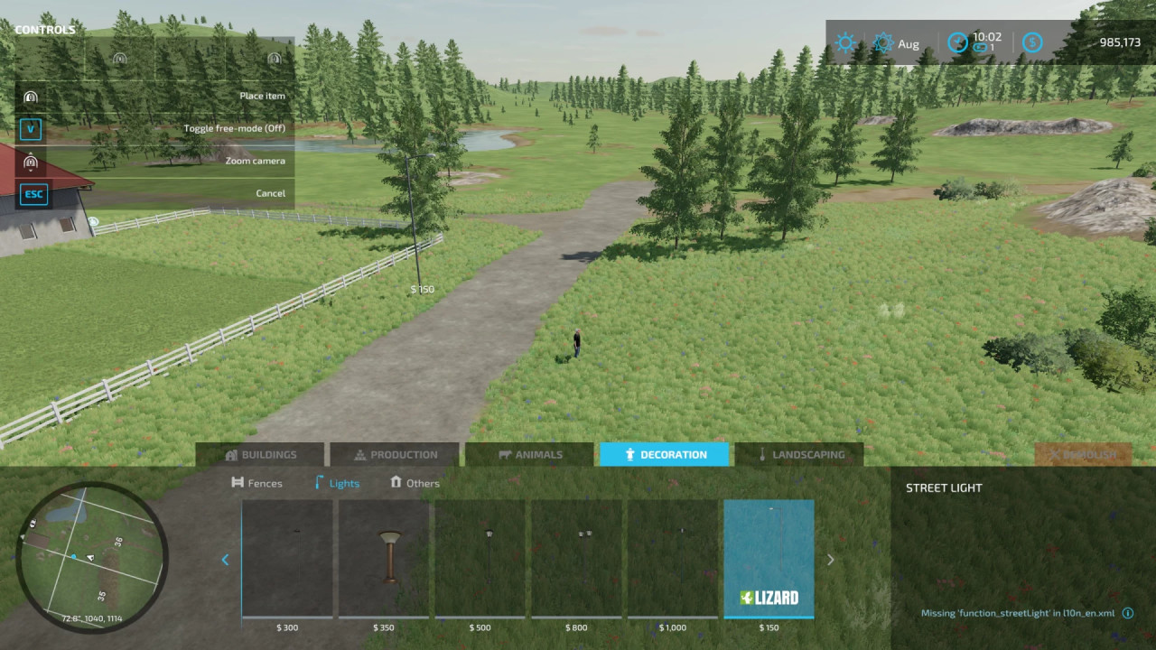 FS22 Streetlight