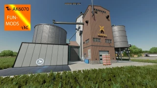Grainmill with emptypallet