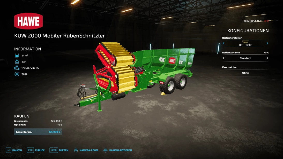 Hawe 2000 Beet Cutter