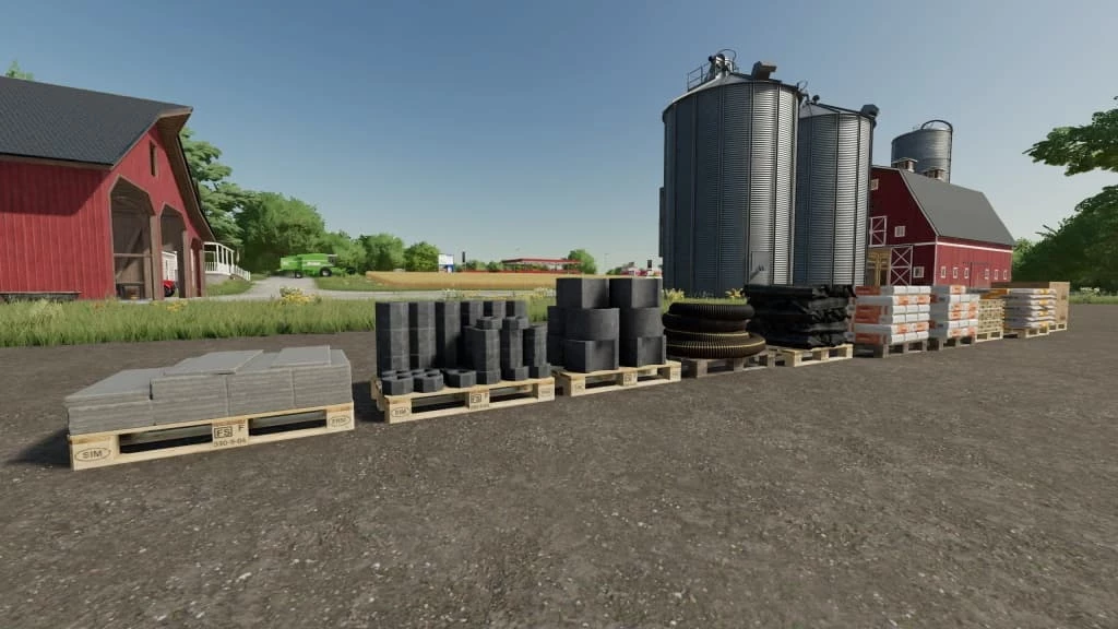 FS22: Concrete Block Pack v 1.0 Objects Mod für Farming Simulator 22