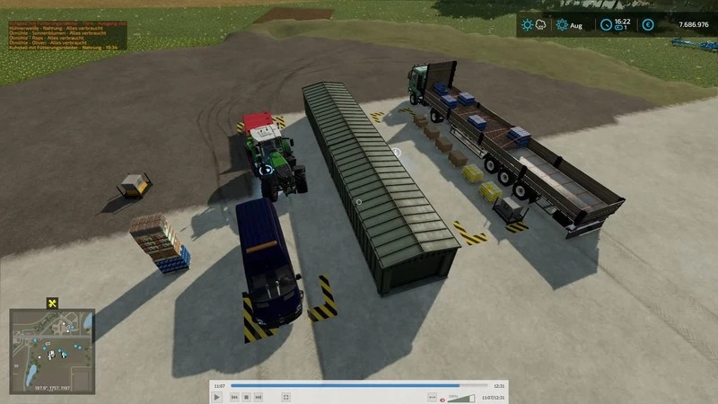 Underground pallet storage