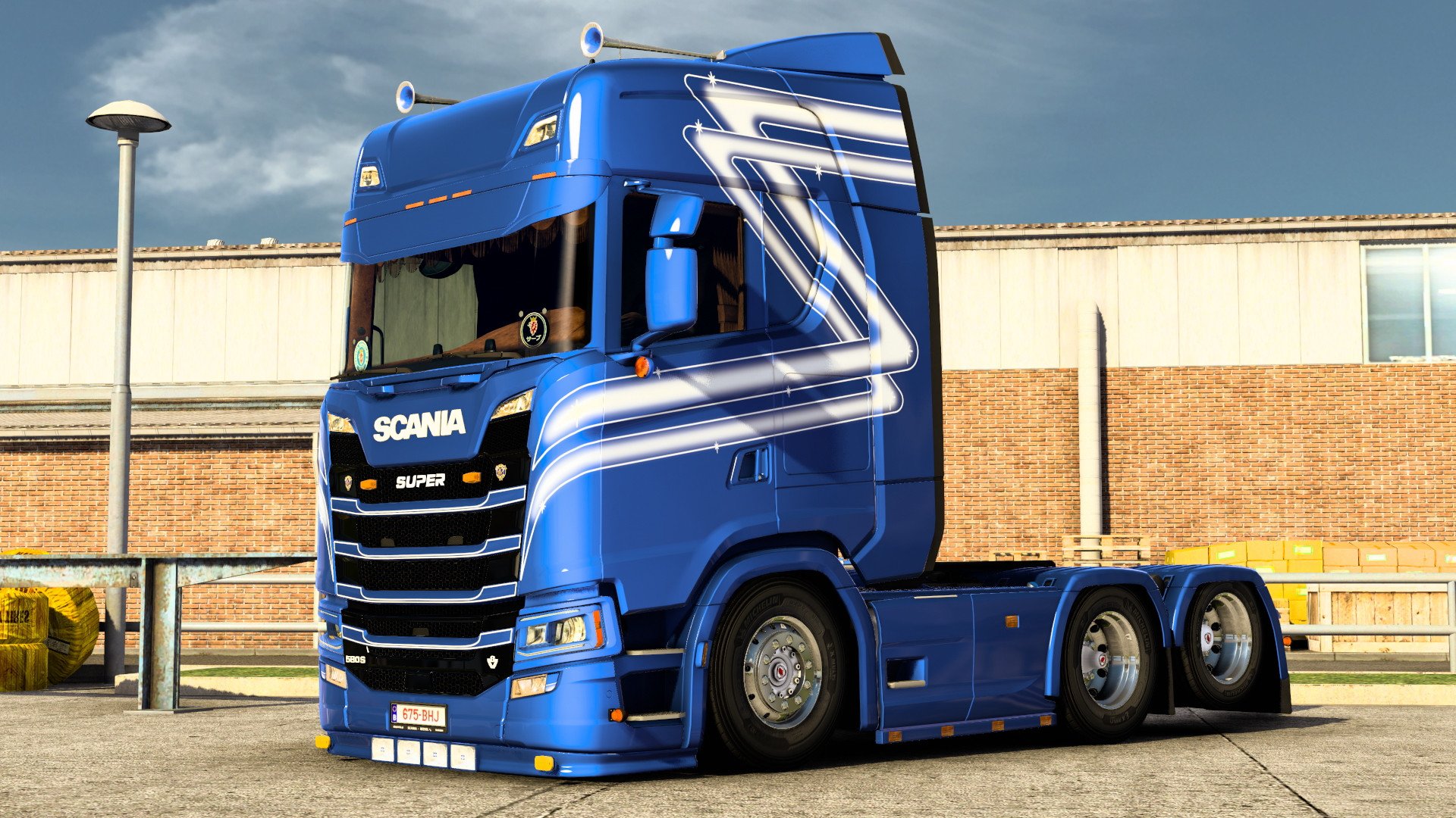 WFTruckstyling Changeable metallic paintjob for the Scania NG 1.43 - ETS 2