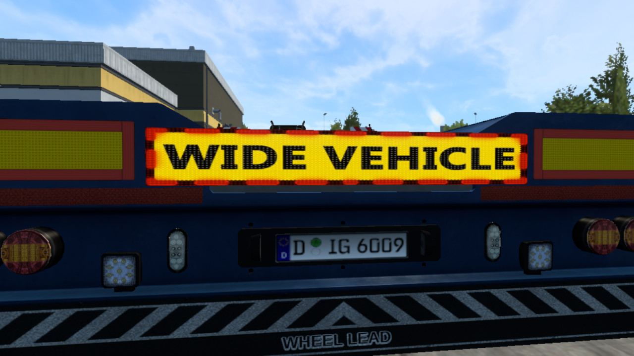 Electronic Warning Sign for Own trailer