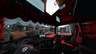 Volvo FH5 Red Danish Plush Interior NEW 2.0 thumbnail 2