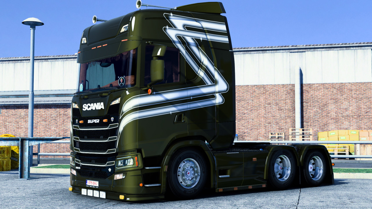 WFTruckstyling Changeable metallic paintjob for the Scania NG