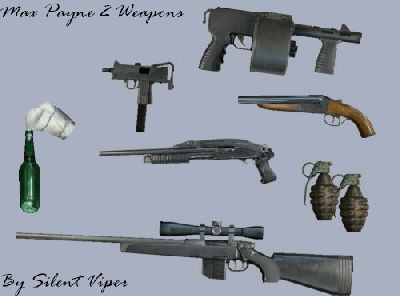 Max Payne 2 Weapons Pack