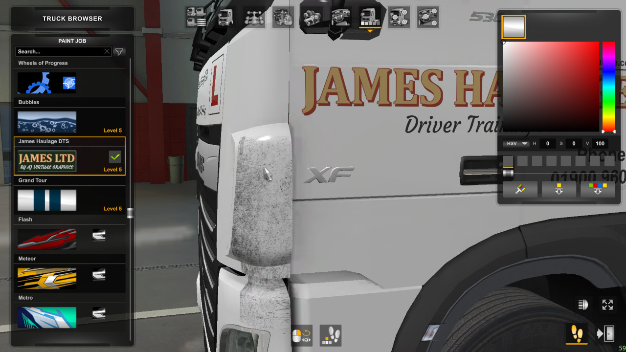 James Haulage Trainee Daf