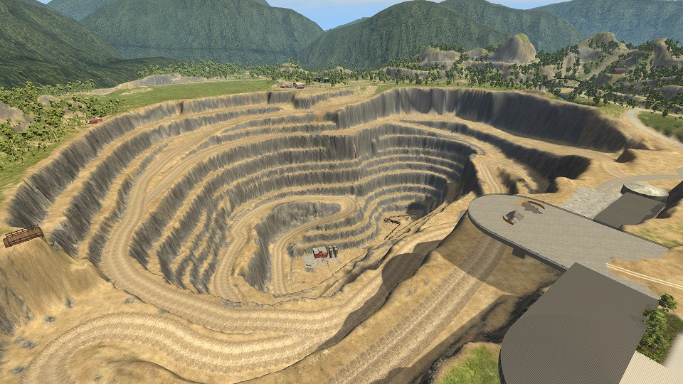 THE OPEN CUT MINE